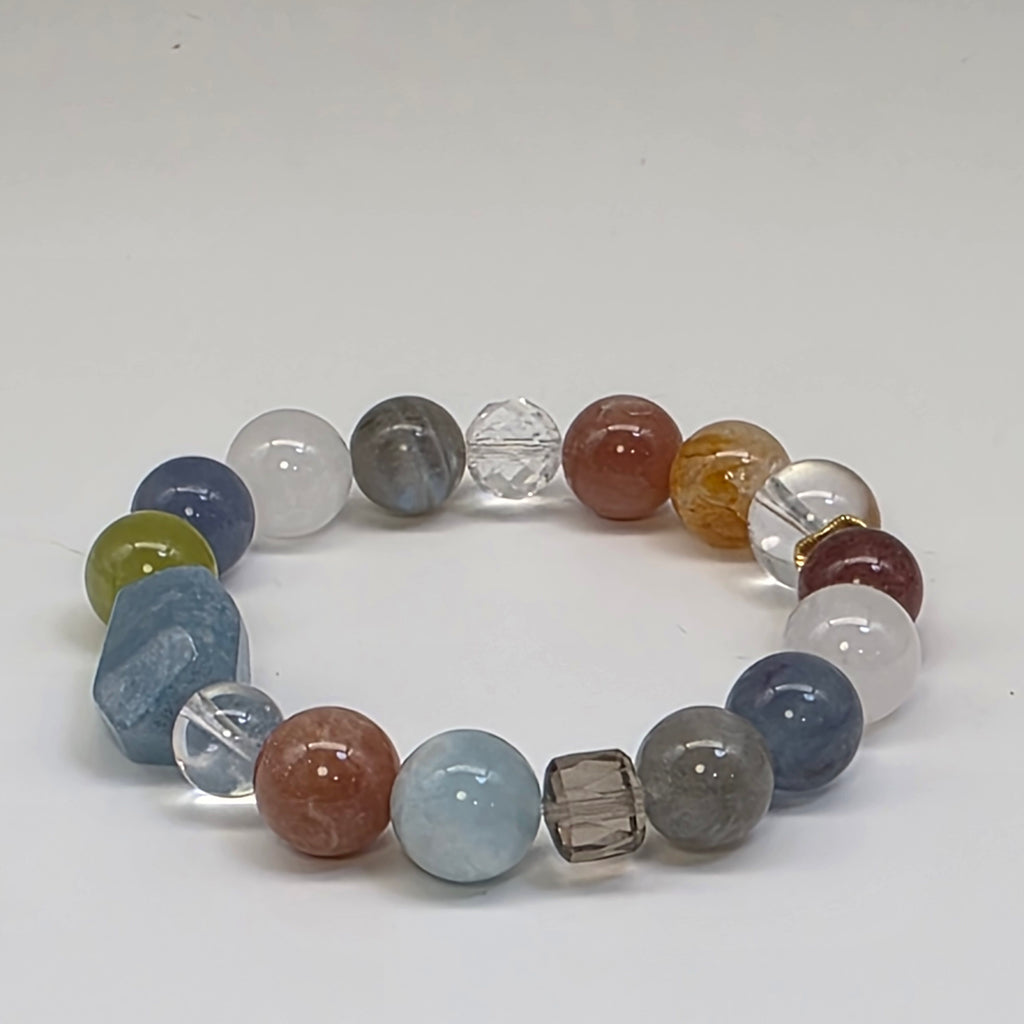 【靈貓之眼】天然頂級全能多寶手串｜12-14mm・手圍 17cm