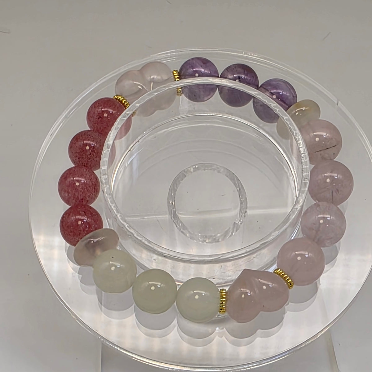 【靈貓之眼】天然漸層柔美多寶手串｜10-11mm・手圍 16cm