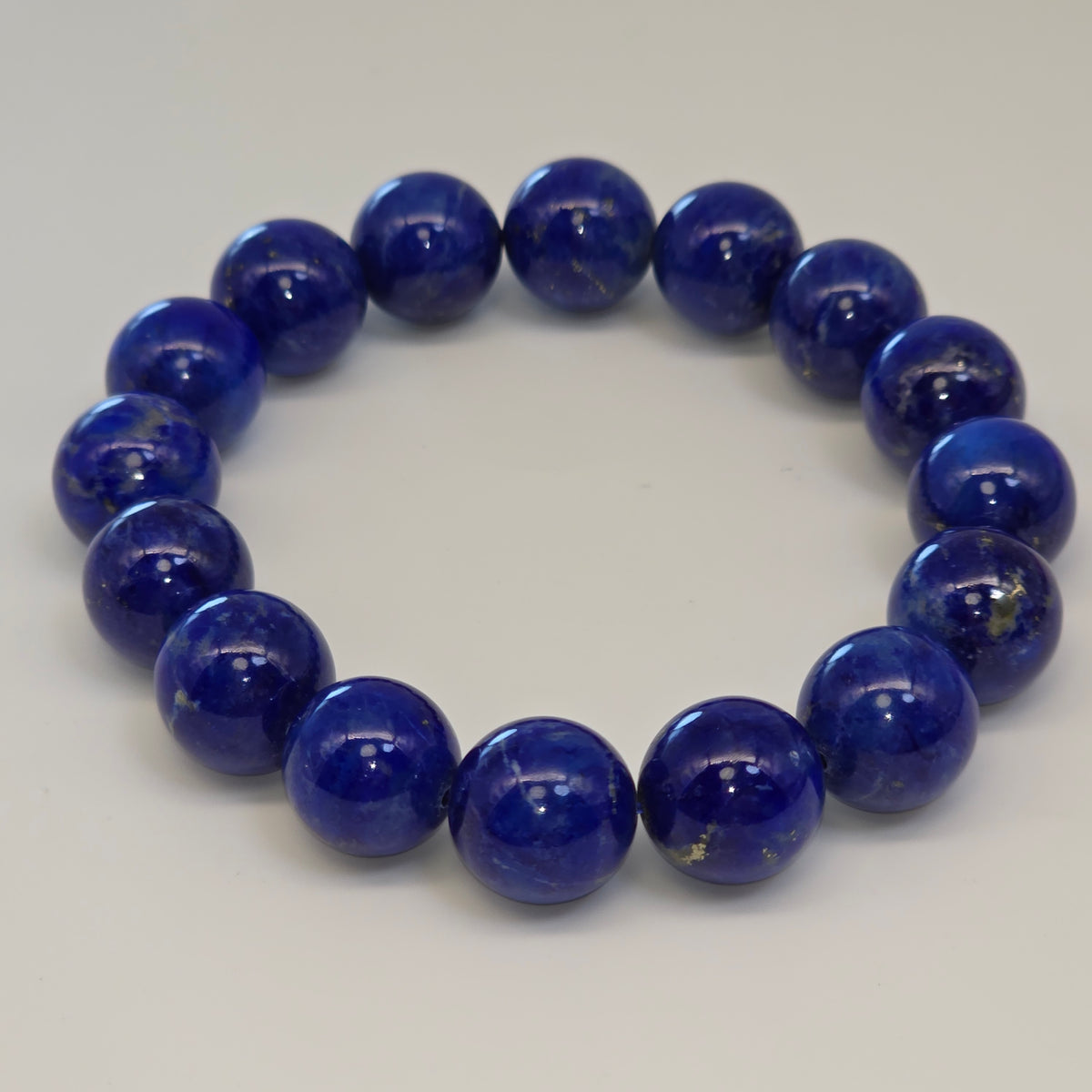 【 靈貓選品 ｜ 帝王之藍 】17mm珍稀大咪天然青金石智慧冥想