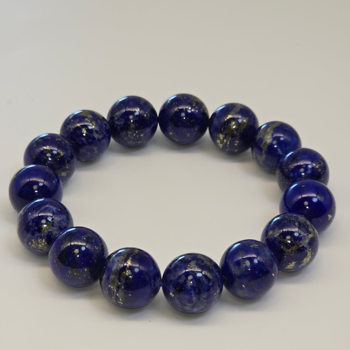 【 靈貓選品 ｜ 帝王之藍 】17mm珍稀大咪天然青金石智慧冥想