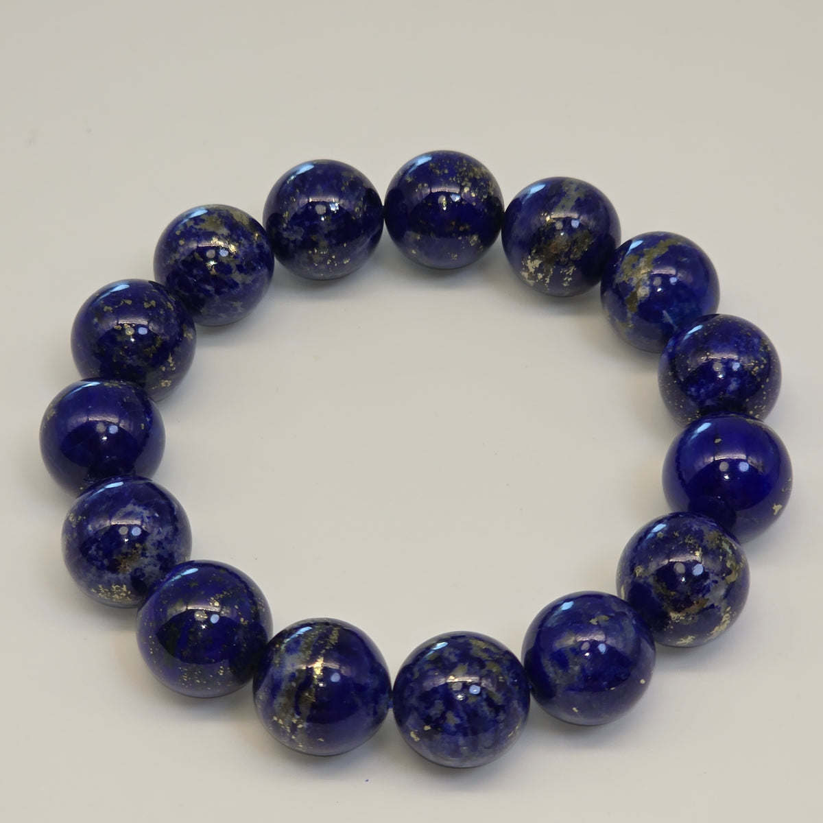 【 靈貓選品 ｜ 帝王之藍 】17mm珍稀大咪天然青金石智慧冥想