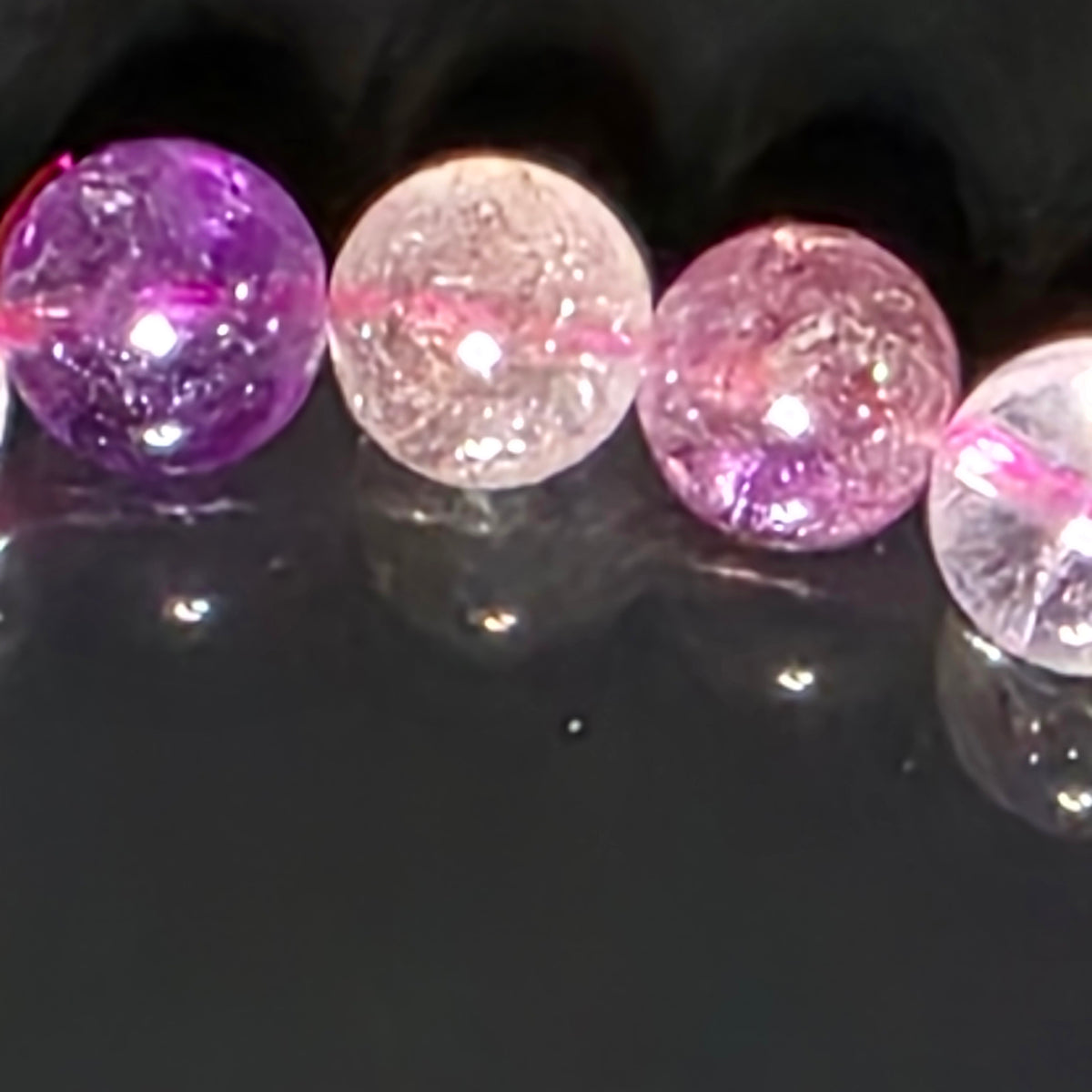 【 靈貓之眼-三店長 豬豬特選 】天然冰透紫超七水晶手串｜9mm+ 晶瑩髮絲骨幹．17cm 舒適手圍（同款僅 4 條現貨）