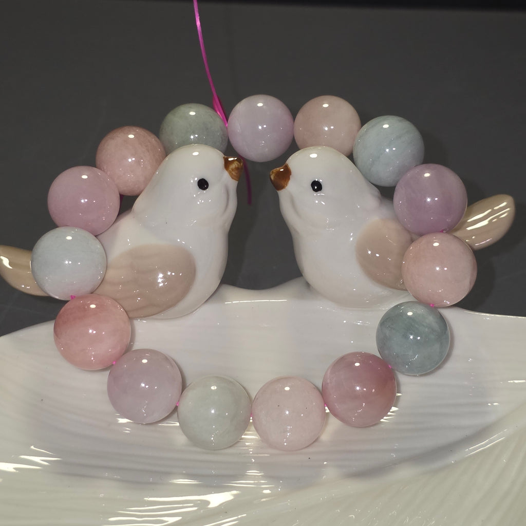 三店長豬豬系列｜摩根石手鏈・心輪之愛｜14mm・18cm

Zhuzhu Collection | Morganite Bracelet · Heart Chakra Love | 14mm · 18cm