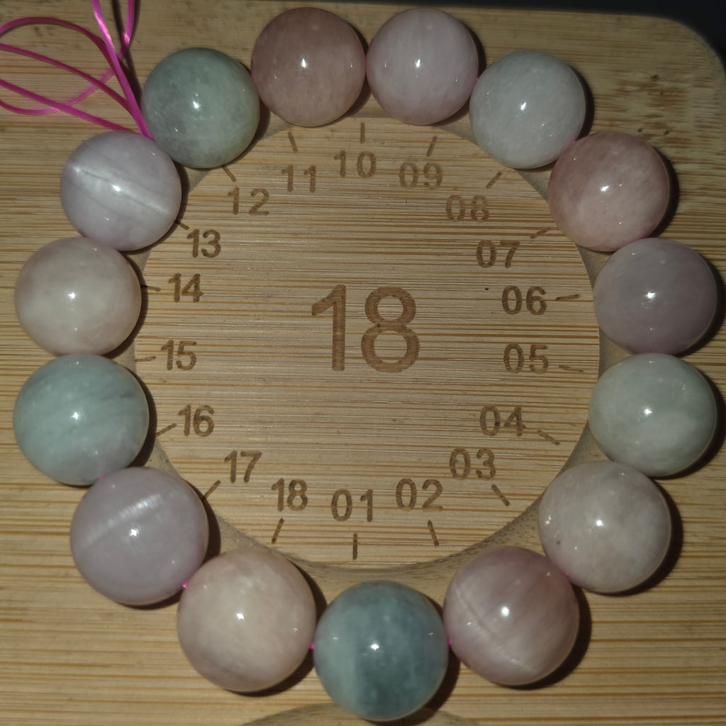 三店長豬豬系列｜摩根石手鏈・心輪之愛｜14mm・18cm

Zhuzhu Collection | Morganite Bracelet · Heart Chakra Love | 14mm · 18cm