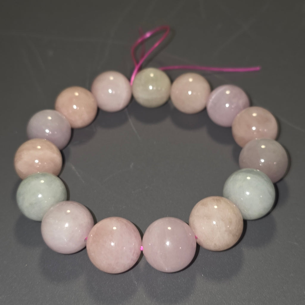 三店長豬豬系列｜摩根石手鏈・心輪之愛｜14mm・18cm

Zhuzhu Collection | Morganite Bracelet · Heart Chakra Love | 14mm · 18cm