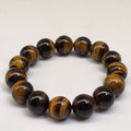 【Cat's Eye】14mm Top Grade Old Mine Yellow Tiger Eye Bracelet 17cm Wrist Size｜Natural Strong Cat's Eye Effect Dominant Business Wealth Attraction Protection Field✨