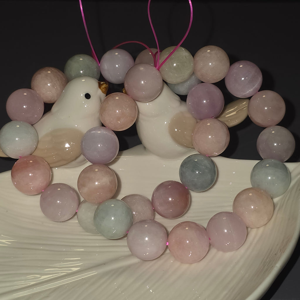 三店長豬豬系列｜摩根石手鏈・心輪之愛｜14mm・18cm

Zhuzhu Collection | Morganite Bracelet · Heart Chakra Love | 14mm · 18cm
