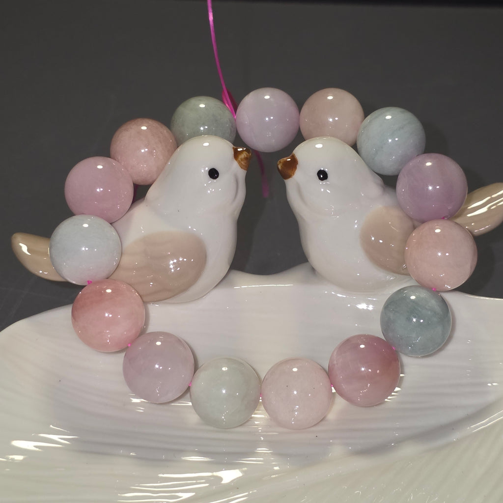 三店長豬豬系列｜摩根石手鏈・心輪之愛｜14mm・18cm

Zhuzhu Collection | Morganite Bracelet · Heart Chakra Love | 14mm · 18cm